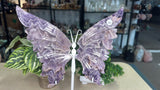 Chevron Amethyst Butterfly Wings