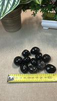 Black tourmaline tumbles (medium)