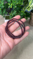 Garnet Triple Bracelet/ Necklace