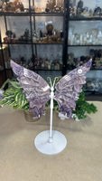 Chevron Amethyst Butterfly Wings