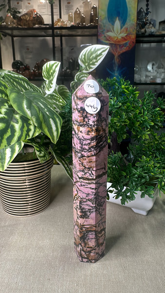 Rhodonite tower