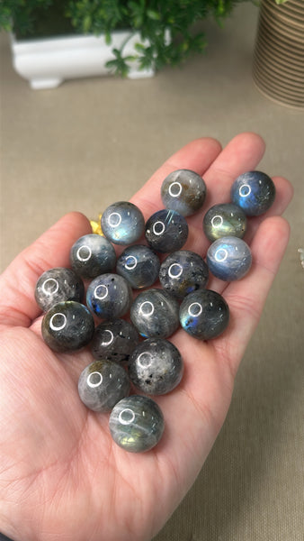 Mini Labradorite Spheres