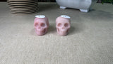 Pink Opal Skulls