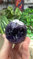 Amethyst cluster spheres