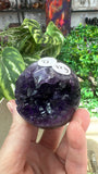 Amethyst cluster spheres