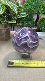 Chevron Amethyst Sphere