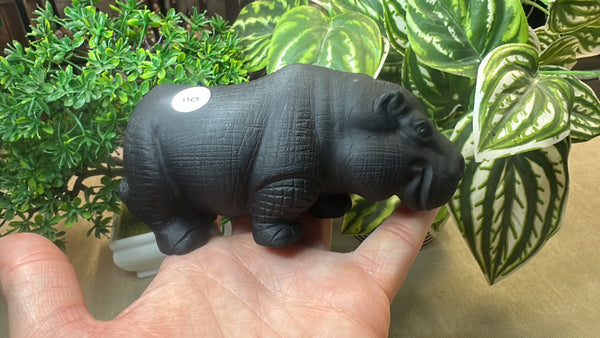 Obsidian Hippopotamus