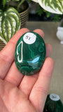 Malachite Palm Stones