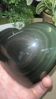 Rainbow Obsidian Heart