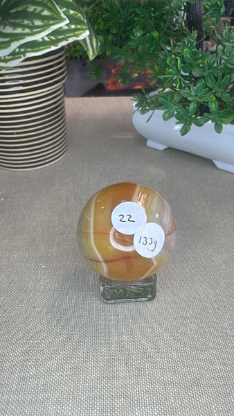 Carnelian sphere