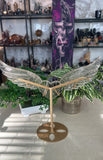 Light Smokey Quartz Heart with Wings