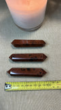 Red Obsidian Double Terminated Points