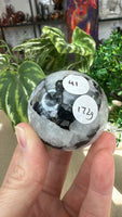 Rainbow moonstone spheres