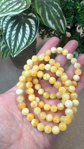 Orange Calcite Bracelets