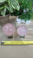 Rose Quartz Spheres