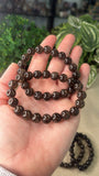 Smokey Quartz Crackle Bracelets