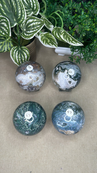 Moss Agate Spheres