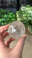 Skeletal Quartz Enhydro Sphere