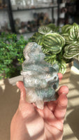 Moss Agate Buddha