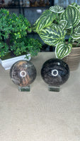 Black Moonstone Spheres