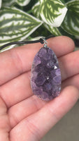 Amethyst Cluster Pendant