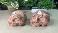 Leopard Skin Jasper Skulls