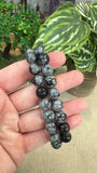Snow flake obsidian bracelet 10mm