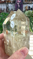 Citrine Double Tower with custom stand