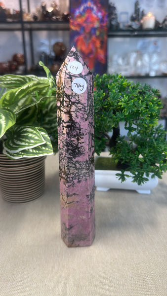 Rhodonite tower