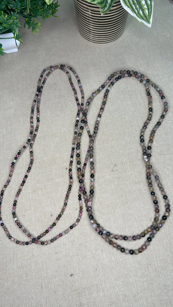 Colourful Tourmaline Triple Bracelet/ Necklace