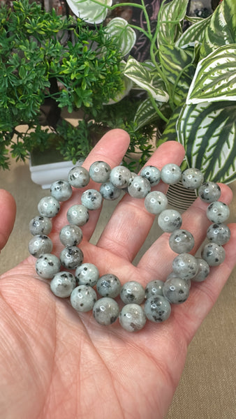 Kiwi Jasper bracelets 10mm