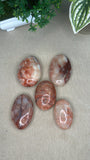 Pink Moonstone Palm Stones