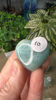 Green Moonstone Hearts