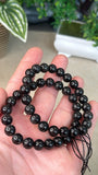 Firework stone and garnet bracelet