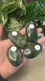 Green jade palm stones