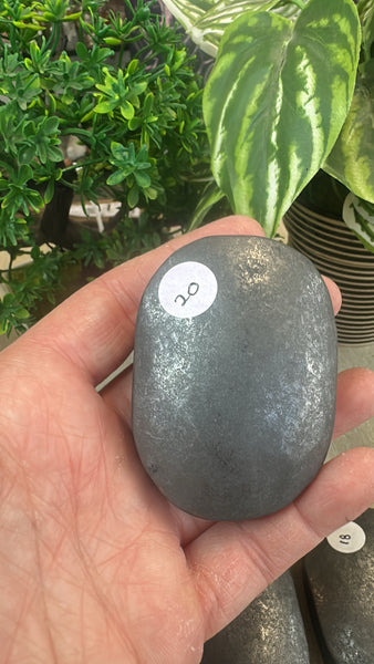 Shungite palm stones