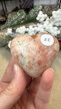 Indian Sunstone Hearts
