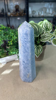 Blue Calcite Tower