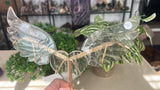 Light Smokey Quartz Heart with Wings