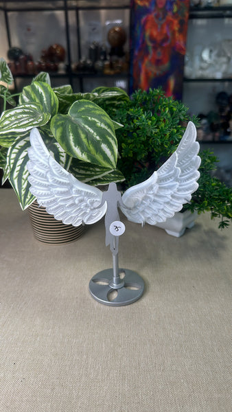 Selenite Angel Wings