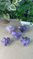 Lepidolite Hearts