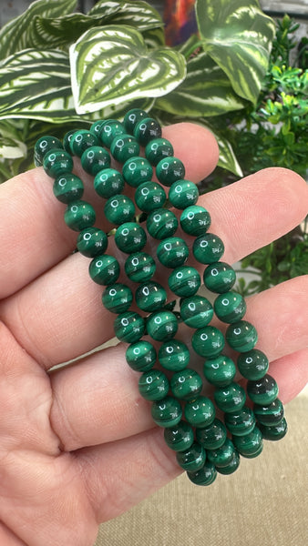 Malachite bracelets 6mm