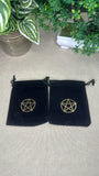 Black Velvet Pentacle Bags