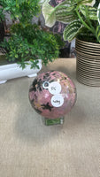 Rhodonite Sphere