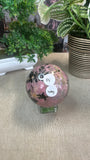 Rhodonite Sphere