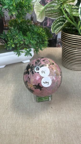 Rhodonite Sphere