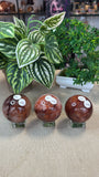 Fire Quartz Spheres