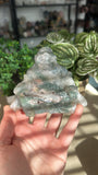 Moss Agate Buddha