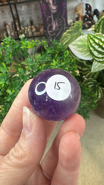Amethyst Spheres