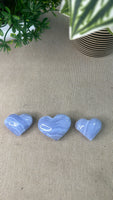 Blue Lace Agate Hearts